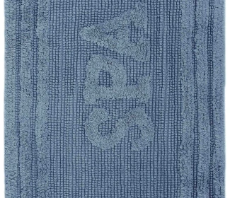  Килимок для ванної кімнати 80052 WOVEN RUG blue