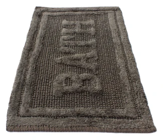  Килимок для ванної кімнати 16304 WOVEN RUG dk.grey