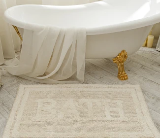  Килимок для ванної кімнати 16304 WOVEN RUG ecru