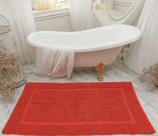  Килимок для ванної кімнати 16514 WOVEN RUG orange