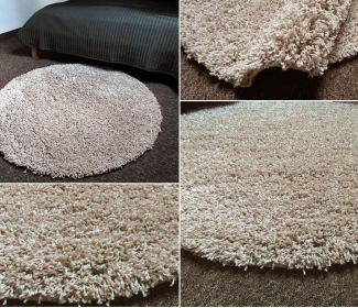 Килим SHAGGY LOCA BEIGE круг