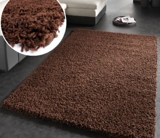 Килим SHAGGY LOCA BROWN прямокутник