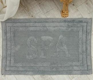  Килимок для ванної кімнати 80052 WOVEN RUG l.grey