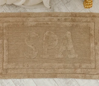  Килимок для ванної кімнати 80052 WOVEN RUG beige