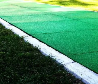 Плитка гумова ECO STANDARD 500х500 мм зелена, теракотова, сіра, коричнева, чорна (під замовлення)