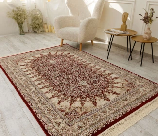 Килим ESFEHAN 4996F D.RED/IVORY
