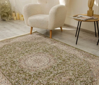 Килим ESFEHAN 7786A green/ivory