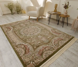 Килим ESFEHAN 9648A GREEN/IVORY