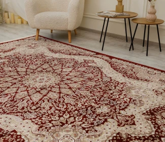 Килим ESFEHAN AG56A D.RED/L.BEIGE 