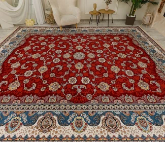 Перський килим HALIF 3830 HB red