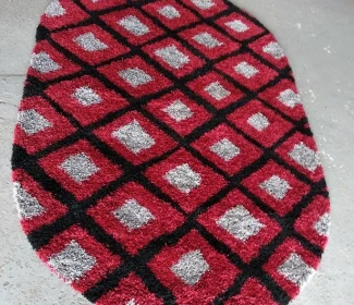 Килим SHAGGY 483 red
