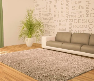 Килим з Ворсом SHAGGY LOCA BEIGE прямокутник