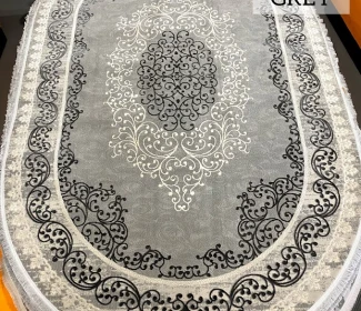 Акриловый ковер CRAFT gray oval