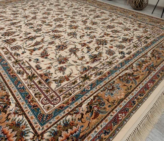 Перський килим Kashan P553 cream