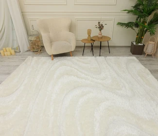 Ворсистий килим THERAPY 2228b P.White/P.White
