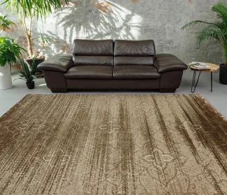 Килим VOGUE 9854A BROWN/P.L.BEIGE