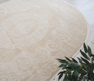 Акриловий килим TABOO G886B hb. cream/cream