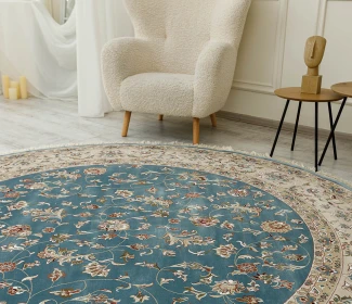 Килим ESFEHAN 4904A BLUE/IVORY
