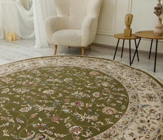 Килим ESFEHAN 4904A GREEN/IVORY
